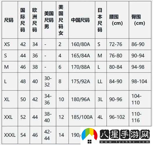 歐洲尺碼日本尺碼專(zhuān)線(xiàn)美國