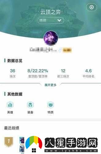 云頂之弈戰績(jì)查詢(xún)方法