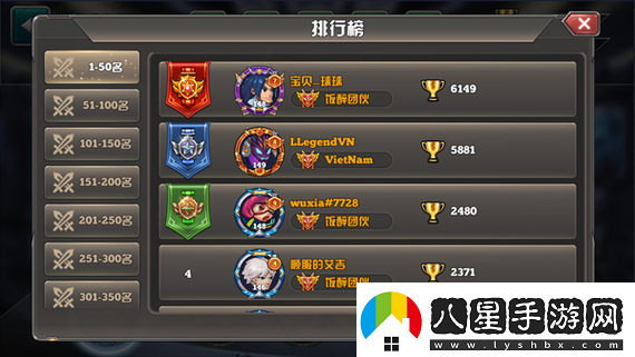 葉草劇場(chǎng)巔峰競技場(chǎng)強者排行節奏榜覽