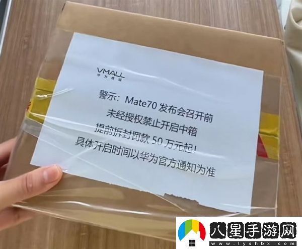 網(wǎng)友曬圖Mate70已到線(xiàn)下 提前拆封罰款50萬(wàn)起