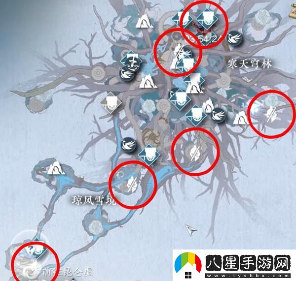 逆水寒手游九光寒林野外強敵詳細位置解析和推薦攻略