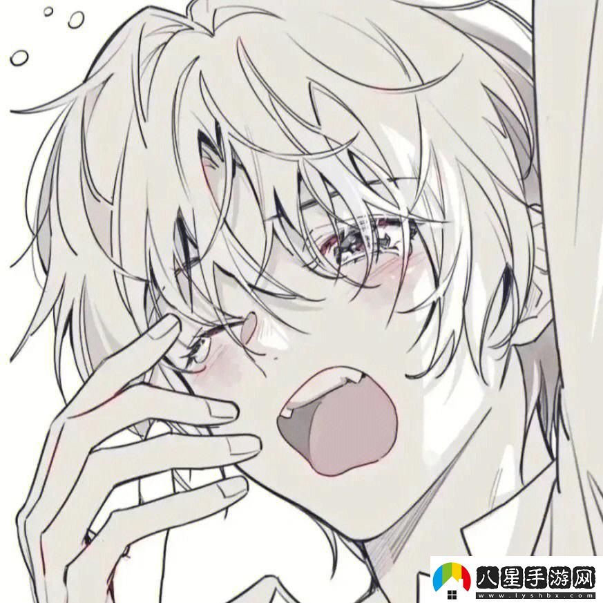 男生全白頭像