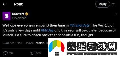 N7日即將來(lái)臨，但關(guān)于質(zhì)量效應5的重大消息仍舊缺席