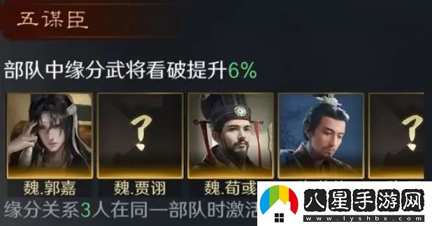 三國謀定天下荀彧戰法搭配推薦