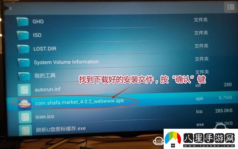 夏普LCD40DS72A通過(guò)U盤(pán)安裝第三方應用