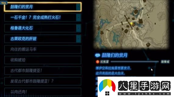 王國之淚鼓隆們的賞月任務(wù)怎么過(guò)