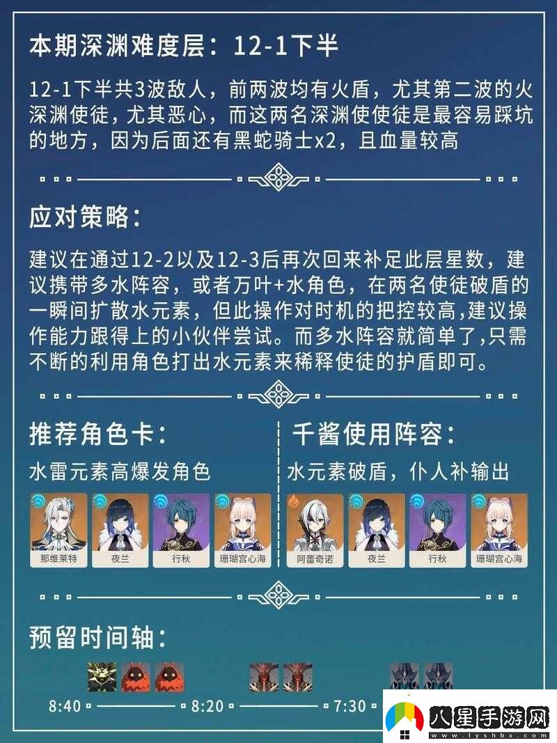 原神3.3版本深淵11、12層滿(mǎn)星挑戰攻略