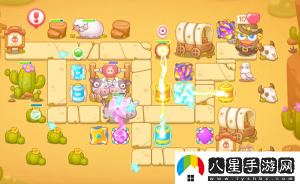 保衛蘿卜4波仔很忙第45關(guān)攻略