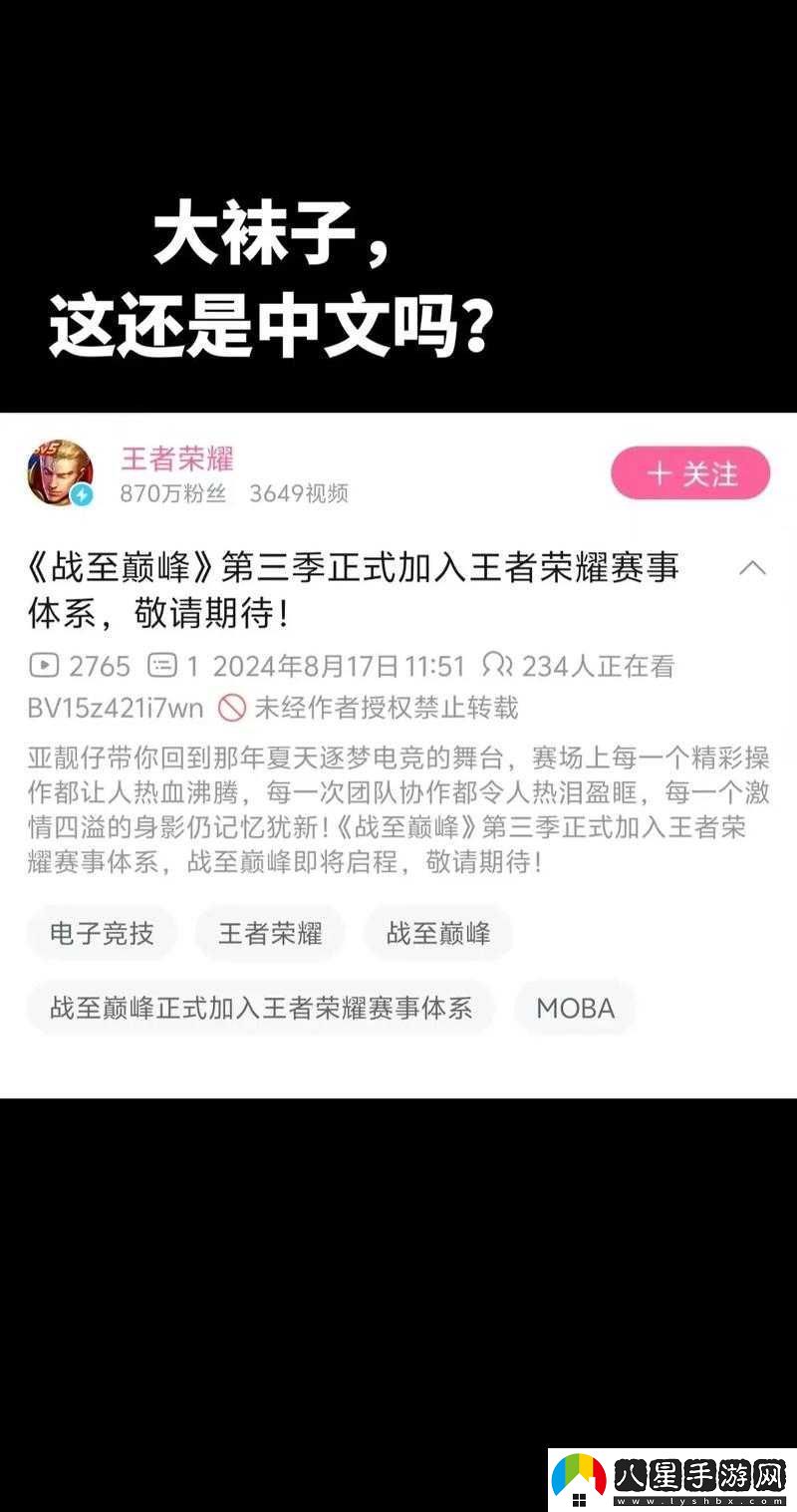 王者榮耀戰至巔峰