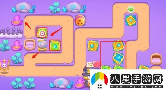 保衛蘿卜4阿波與魔法寶藏第63關(guān)攻略