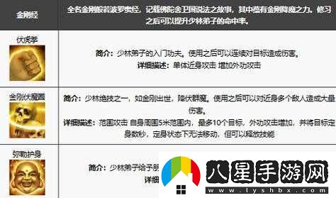 劍俠情緣手游中少林門(mén)派高效戰斗技能選擇推薦攻略