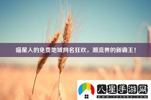 喵星人的免費地域網(wǎng)名狂歡潮流界的新霸王！