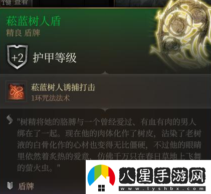 博德之門(mén)3菘藍樹(shù)人盾獲取方法介紹