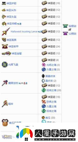 泰拉瑞亞神圣套與遠古神圣套的終極對決