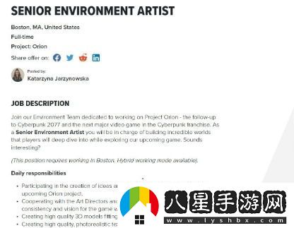 賽博朋克2077續作將實(shí)現電影與游戲的深度融合，畫(huà)質(zhì)將與此同時(shí)更為真實(shí)
