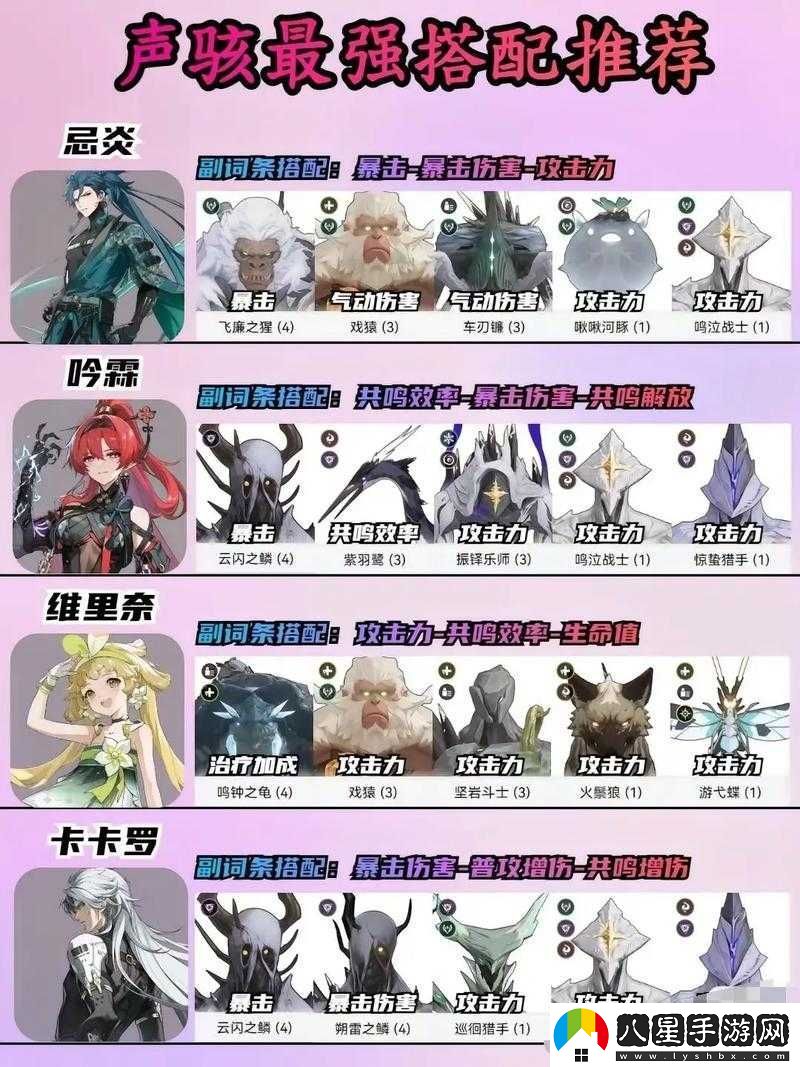 鳴潮熾霞聲骸怎么搭配之獨特探索與解讀