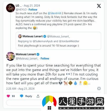 寂靜嶺2：重制版通關(guān)時(shí)間揭秘，玩家需要花費16_18小時(shí)才能完成全部?jì)热?></p> <p> 據HowLongToBeat統計，2001年發(fā)售的原版寂靜嶺2如果只專(zhuān)注于主線(xiàn)故事，大約需要9個(gè)小時(shí)。如果選擇完成可選內容，則需要10個(gè)小時(shí)。如果想100%完成原版寂靜嶺2，大約需要16個(gè)小時(shí)。 </p>            </div>
            <div   class=