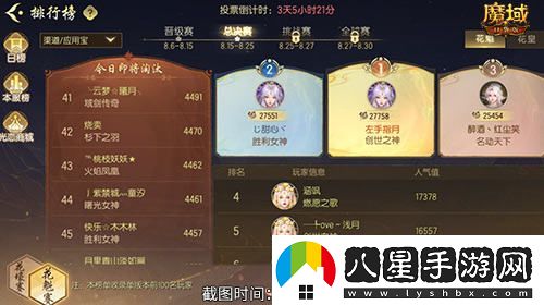 版本第一美女！魔域口袋版花魁賽總決賽即將開(kāi)幕