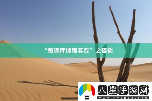 “數據庫課程實(shí)踐”之怪談