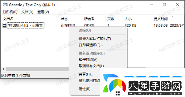 打印機顯示排隊但不打印怎么回事