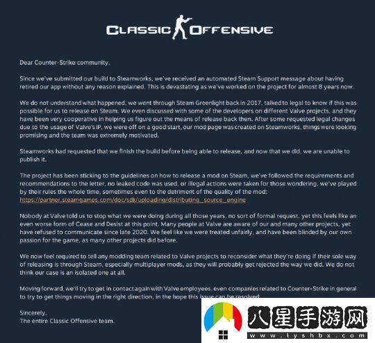 CS開(kāi)發(fā)8年mod被叫停；使命召喚新皮膚因太醒目惹爭議