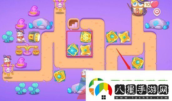 保衛蘿卜4阿波與魔法寶藏第32關(guān)怎么過(guò)
